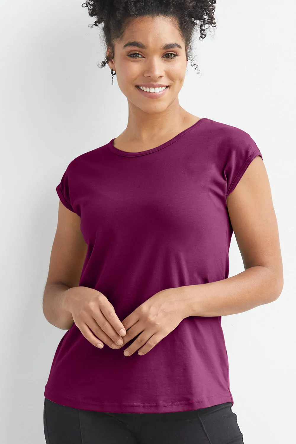 Women's Organic Cap Sleeve Easy Tee