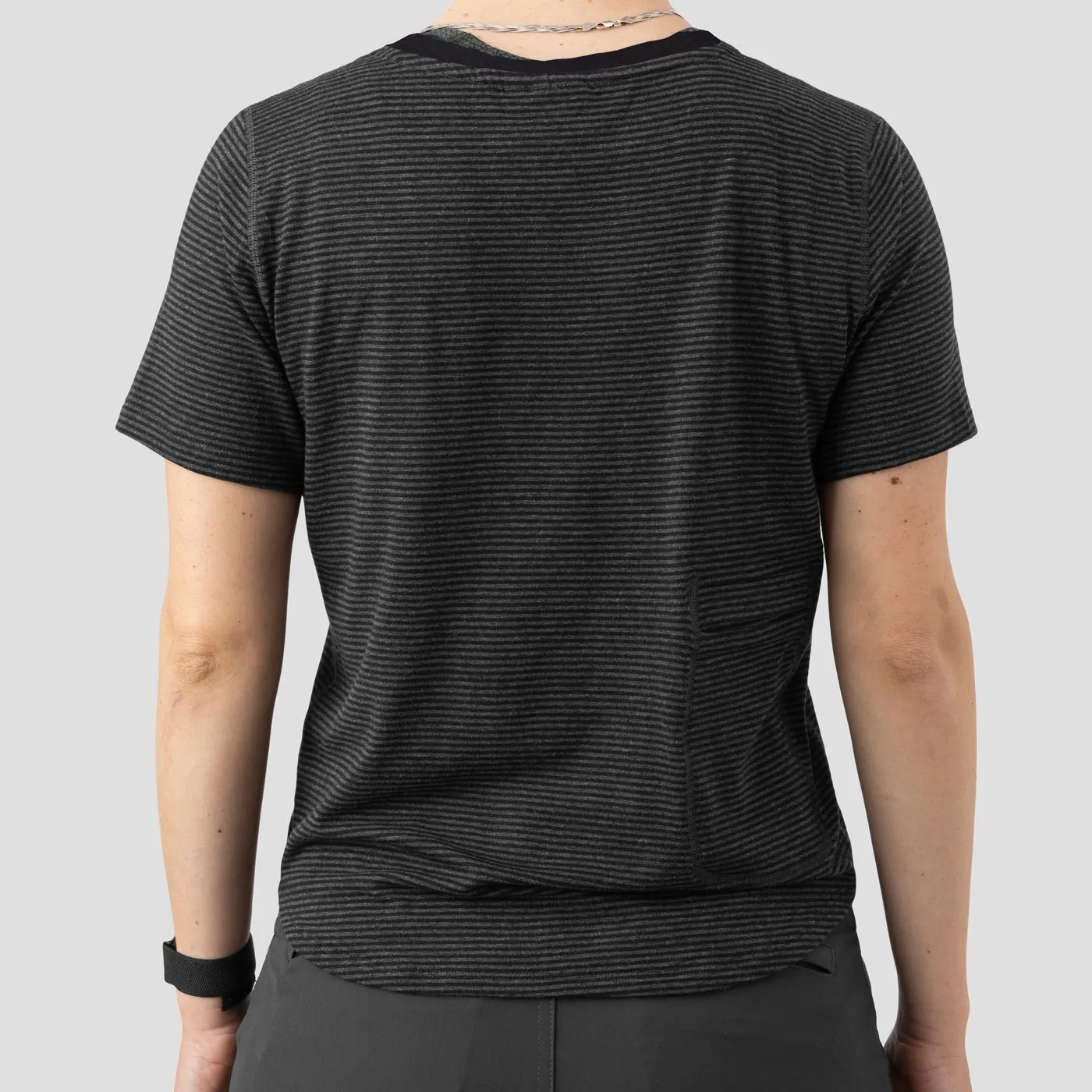 Women's Organic Riding Shirt - Charcoal