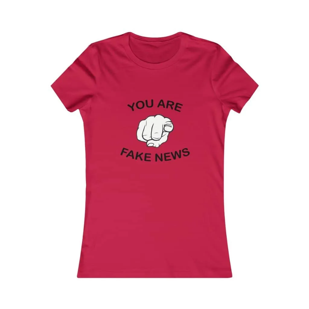 You Are Fake News! Softstyle Ladies' T-Shirt